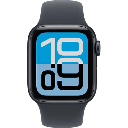 Apple Watch SE 3 40мм Спортивный ремешок (Чёрный)