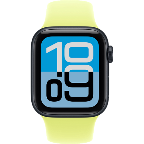 Apple Watch SE 3 40mm Sport Band (черный/желтый)