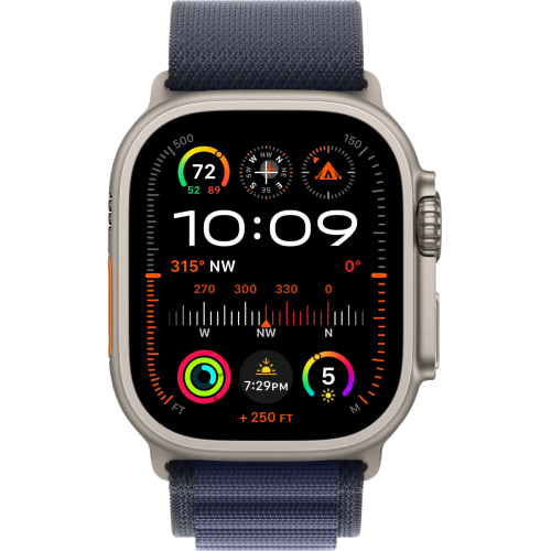 Apple Watch Ultra 2 2024 Natural 49мм Alpine Loop (Синий)