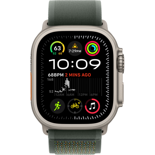 Apple Watch Ultra 2 2024 Natural 49мм Trail Loop (Зеленый)