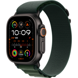 Apple Watch Ultra 2 2024 Black 49мм Alpine Loop (Зеленый)