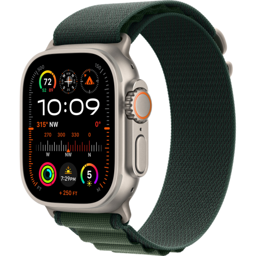 Apple Watch Ultra 2 2024 Natural 49мм Alpine Loop (Зеленый)