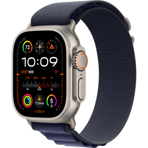 Apple Watch Ultra 2 2024 Natural 49мм Alpine Loop (Синий)