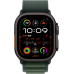 Apple Watch Ultra 2 2024 Black 49мм Alpine Loop (Зеленый)