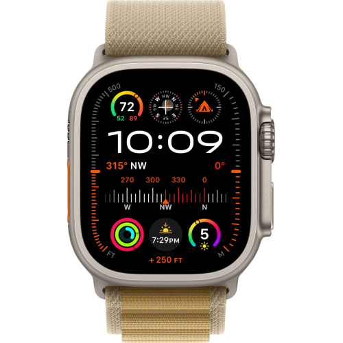 Apple Watch Ultra 2 2024 Natural 49мм Alpine Loop (Коричневый)