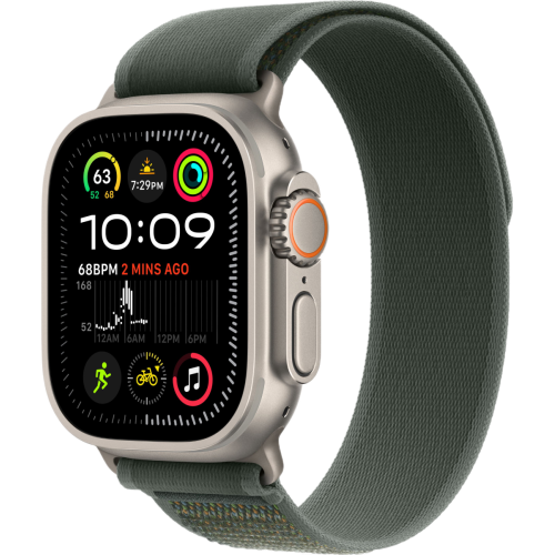 Apple Watch Ultra 2 2024 Natural 49мм Trail Loop (Зеленый)