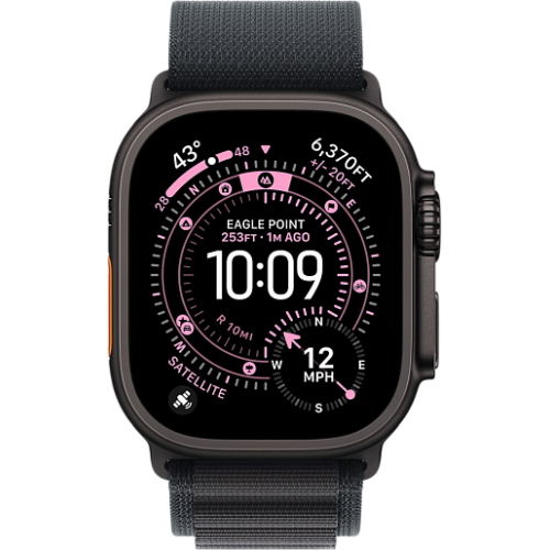 Apple Watch Ultra 3 49mm альпийская петля (black/черный)