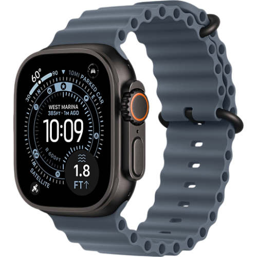 Apple Watch Ultra 3 49mm океаническая петля (black/синий)