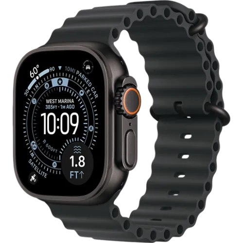 Apple Watch Ultra 3 49мм Океаническая петля (Чёрный/Чёрный)
