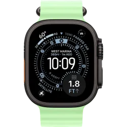 Apple Watch Ultra 3 49мм Океаническая петля (Чёрный/Зелёный)