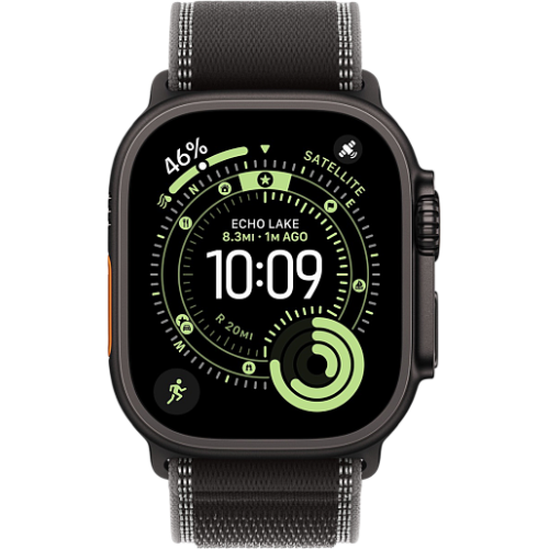 Apple Watch Ultra 3 49mm походная петля (black/черный)