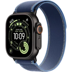 Apple Watch Ultra 3 49мм Походная петля (Чёрный/Синий)