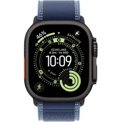 Apple Watch Ultra 3 49мм Походная петля (Чёрный/Синий)