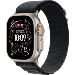 Apple Watch Ultra 3 49мм Альпийская петля (Натуральный титан/Чёрный)