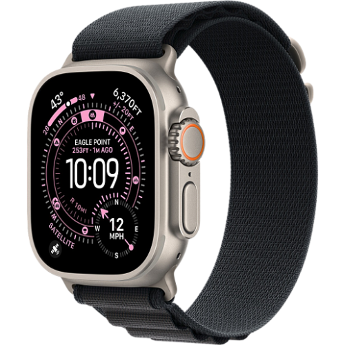 Apple Watch Ultra 3 49mm альпийская петля (natural/черный)