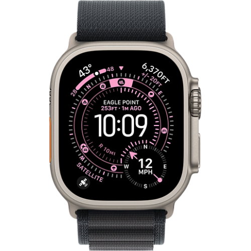 Apple Watch Ultra 3 49mm альпийская петля (natural/черный)