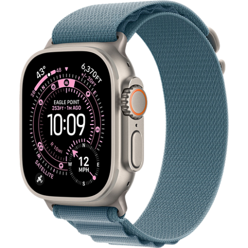 Apple Watch Ultra 3 49mm альпийская петля (natural/голубой)