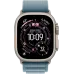Apple Watch Ultra 3 49мм Альпийская петля (Натуральный титан/Голубой)