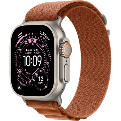 Apple Watch Ultra 3 49mm альпийская петля (natural/терракотовый)