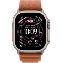 Apple Watch Ultra 3 49мм Альпийская петля (Натуральный титан/Терракотовый)