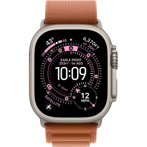 Apple Watch Ultra 3 49mm альпийская петля (natural/терракотовый)