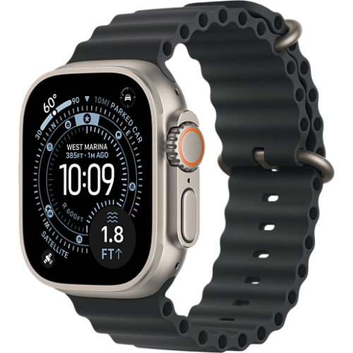 Apple Watch Ultra 3 49mm океаническая петля (natural/черный)