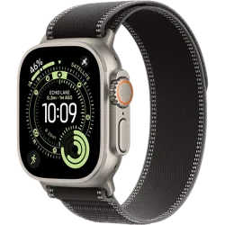 Apple Watch Ultra 3 49мм Походная петля (Натуральный титан/Чёрный)
