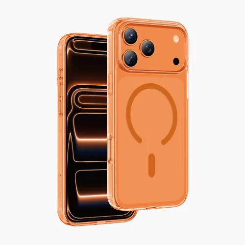 Чехол защитный Keephone Glaze iPhone 17 Pro Max Оранжевый