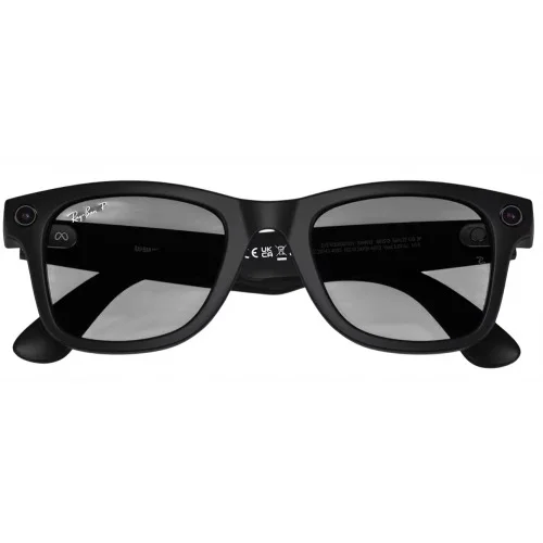 Умные очки Ray-Ban Meta* Wayfarer Gen 2 Matte Black, Поляризационные линзы Polar Gradient Graphite