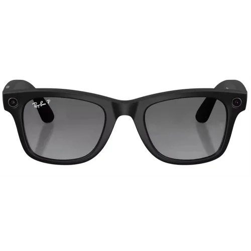 Умные очки Ray-Ban Meta* Wayfarer Gen 2 Matte Black, Поляризационные линзы Polar Gradient Graphite