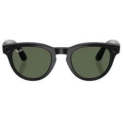 Умные очки Ray-Ban Meta* Headliner Gen 2 Shiny Black Солнцезащитные линзы G-15 Green