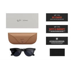 Умные очки Ray-Ban Meta* Headliner Gen 2 Shiny Black Солнцезащитные линзы G-15 Green