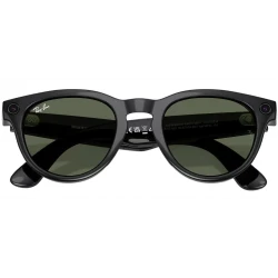 Умные очки Ray-Ban Meta* Headliner Gen 2 Shiny Black Солнцезащитные линзы G-15 Green