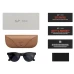 Умные очки Ray-Ban Meta* Headliner Gen 2 Shiny Black Фотохромные линзы Clear to Sapphire Transitions