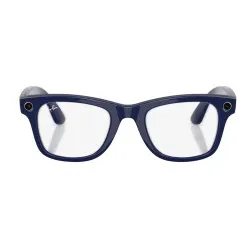 Умные очки Ray-Ban Meta* Wayfarer Gen 2 Shiny Cosmic Blue Фотохромные линзы Clear to Sapphire Transitions