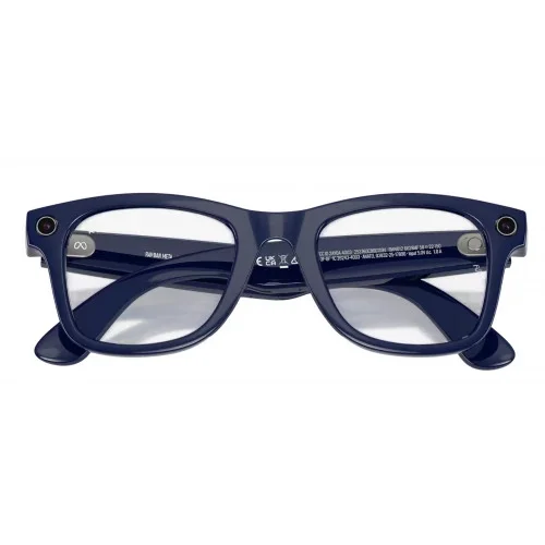 Умные очки Ray-Ban Meta* Wayfarer Gen 2 Shiny Cosmic Blue Фотохромные линзы Clear to Sapphire Transitions