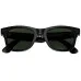 Умные очки Ray-Ban Meta* Wayfarer Gen 2 Shiny Black Фотохромные линзы Clear to Graphite Green Transitions