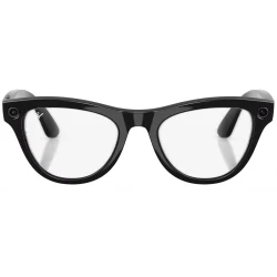 Умные очки Ray-Ban Meta* Skyler Gen 2 Shiny Black Фотохромные линзы Clear to Amethyst Transitions