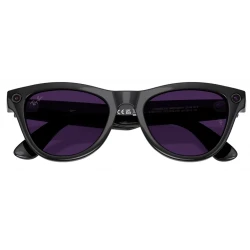 Умные очки Ray-Ban Meta* Skyler Gen 2 Shiny Black Фотохромные линзы Clear to Amethyst Transitions