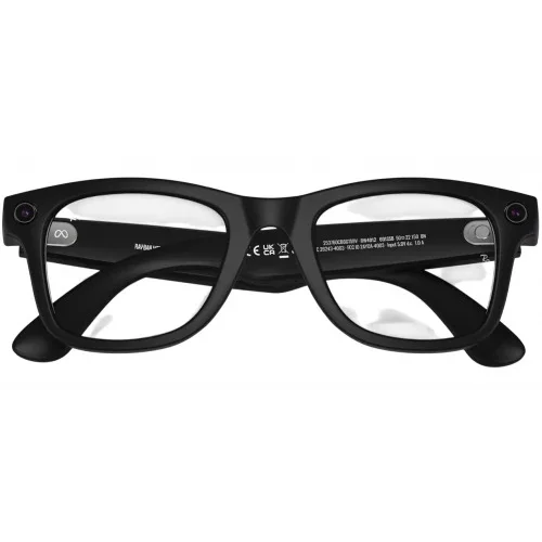 Умные очки Ray-Ban Meta* Wayfarer Gen 2 Matte Black Прозрачные линзы для компьютера Clear Blue-Violet