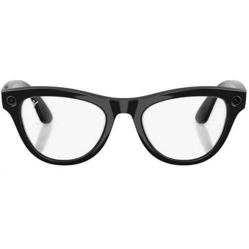 Умные очки Ray-Ban Meta* Skyler Gen 2 Shiny Black Фотохромные линзы Graphite Green Transitions