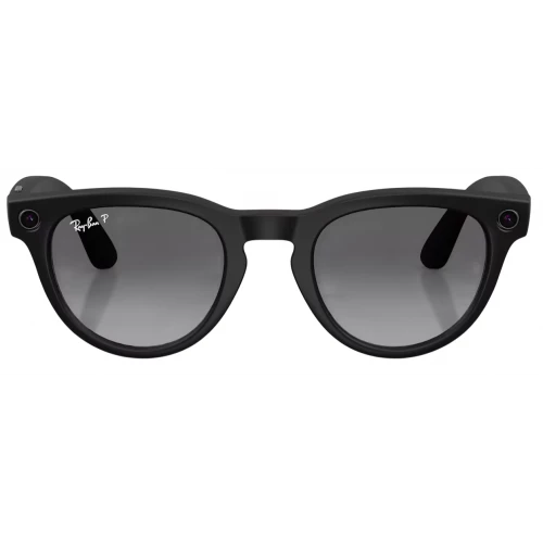 Умные очки Ray-Ban Meta* Headliner Gen 2 Matte Black Поляризационные линзы Polar Gradient Graphite