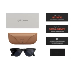 Умные очки Ray-Ban Meta* Headliner Gen 2 Matte Black Поляризационные линзы Polar Gradient Graphite