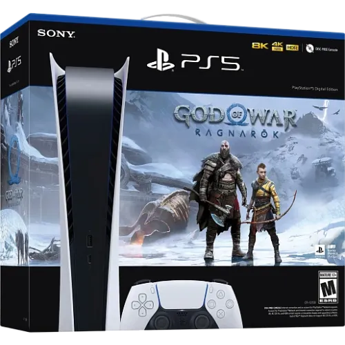 Sony PlayStation 5 Digital 825 Гб + God of War: Ragnarök