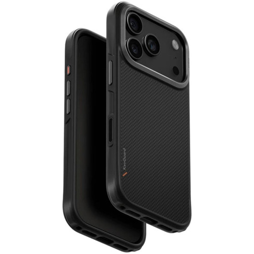 Чехол защитный Uniq Keva Edge для iPhone 17 Pro Чёрный