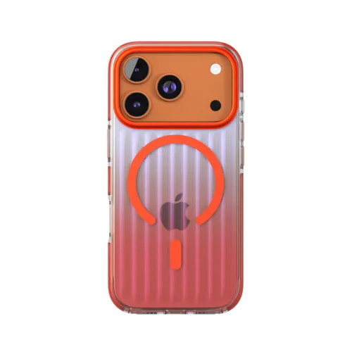 Чехол защитный VLP Pulse Case с MagSafe для iPhone 17 Pro, оранжевый
