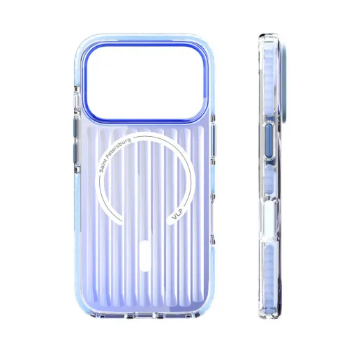 Чехол защитный VLP Pulse Case с MagSafe для iPhone 17 Pro, синий