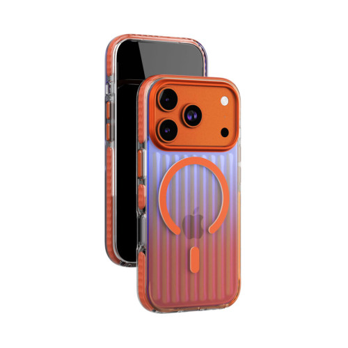 Чехол защитный VLP Pulse Case с MagSafe для iPhone 17 Pro, оранжевый