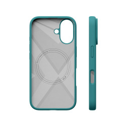Чехол защитный VLP Aster Case с MagSafe для iPhone 16, зеленый