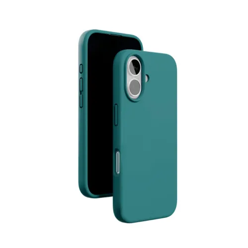 Чехол защитный VLP Aster Case с MagSafe для iPhone 16, зеленый